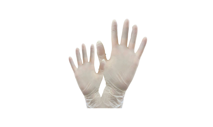 Latex gloves, screening, without powder, sterile