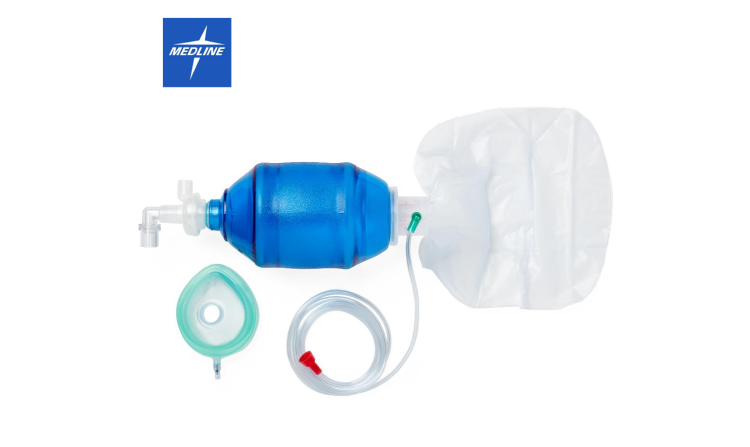Adult Bag Valve Mask (BVM) Manual Resuscitators