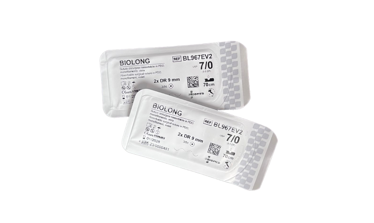 Biolong(PDS) 7-0 surgical suture material absorbable
