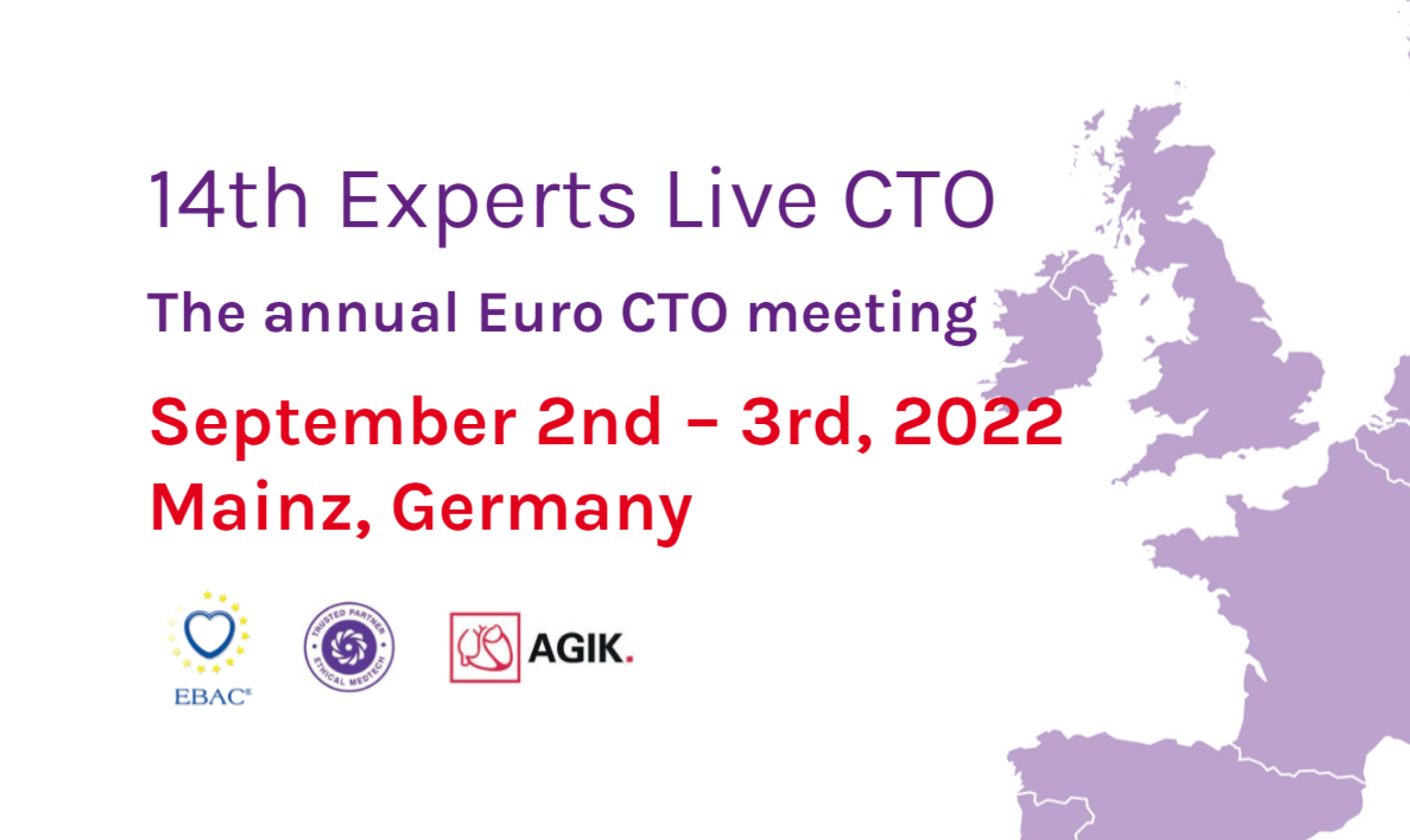14th Experts Live CTO The annual Euro CTO meeting September 2nd – 3rd, 2022 Mainz, Germany